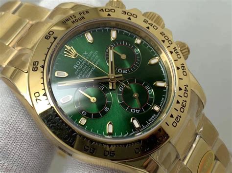 gold and green rolex replica|second hand gold rolex watches.